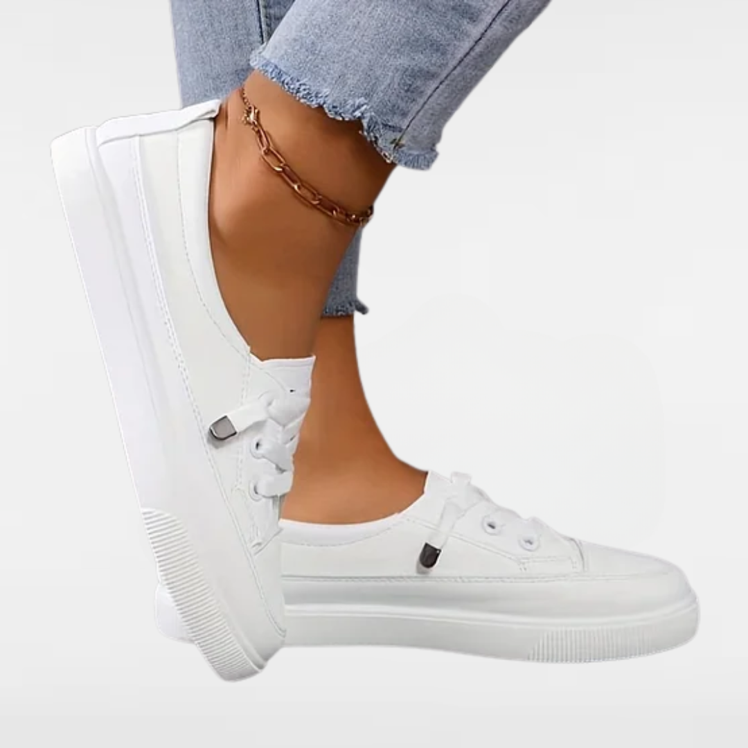 Modern Orthopedic Shoes – Women's Stylish Supportive Footwear with Breathable Mesh Leather