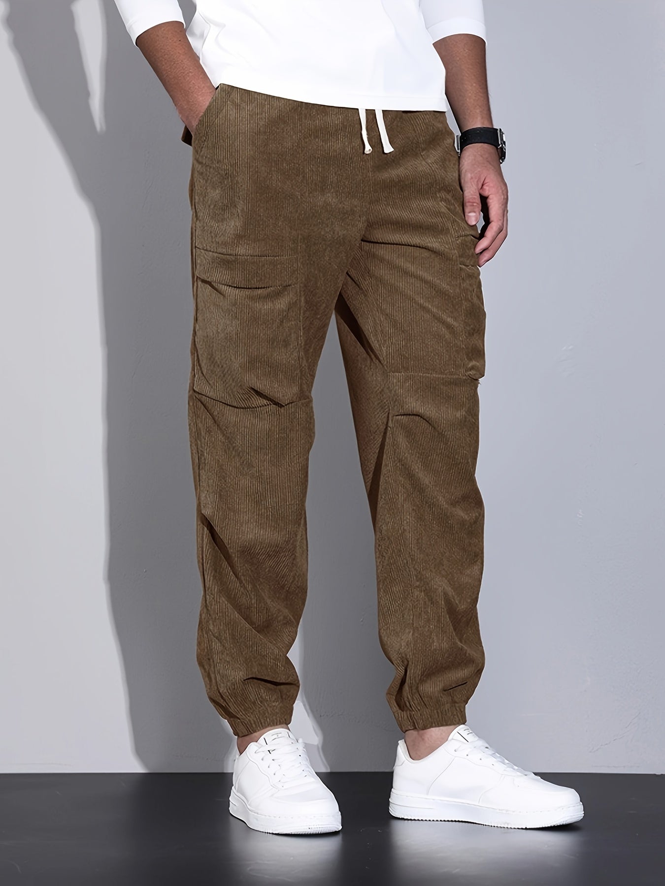 Cargo Pants – Men's Cargo Pants With Multiple Pockets | Adjustable Drawstring
