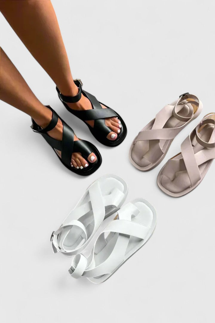 Elegant Sandals – Women's Cushioned Sole Summer Footwear | Lightweight Design