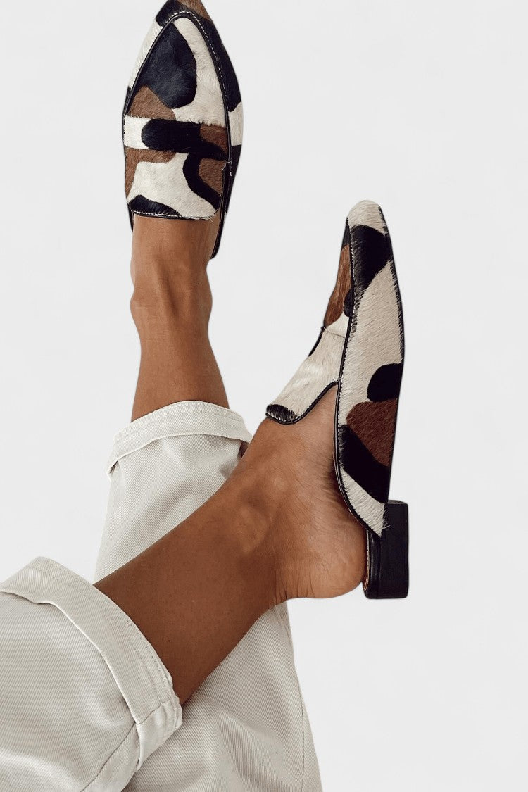 Stylish Casual Loafer - Modern Loafers with Geometric Pattern & Cushioned Insole