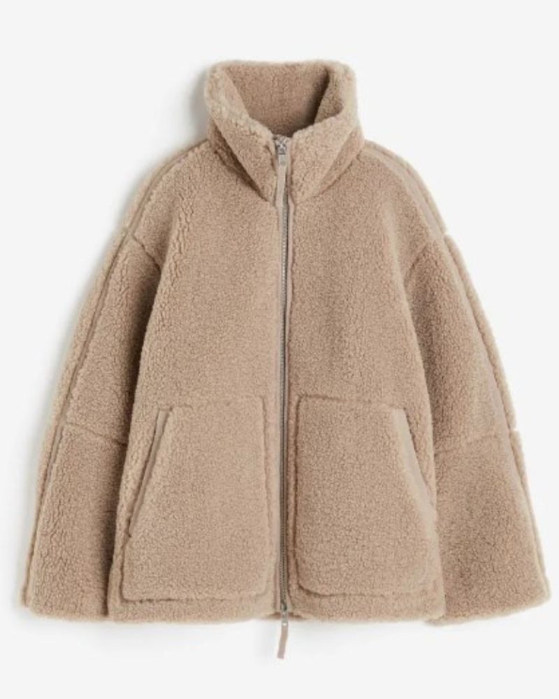 Stylish Teddy Jacket – Plush Fleece Coat | Cozy Winter Outerwear For Women