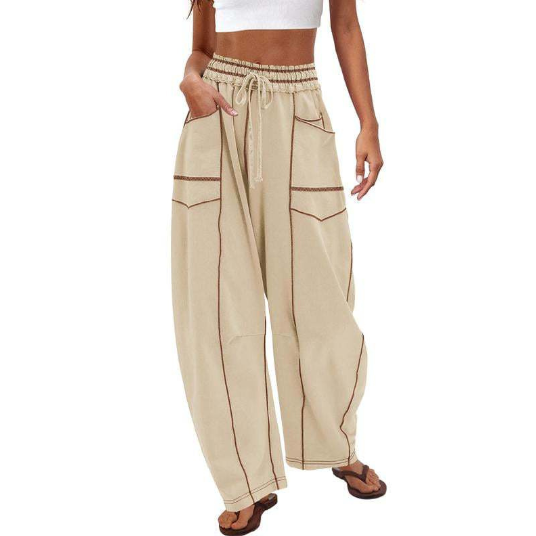 Baggy Lounge Pants – Chic Relaxed Fit Pants With Elastic Waistband | Unisex