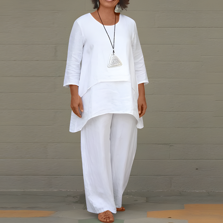 Timeless Linen Set – Breathable Linen Outfit Set With Flowy Silhouette Style