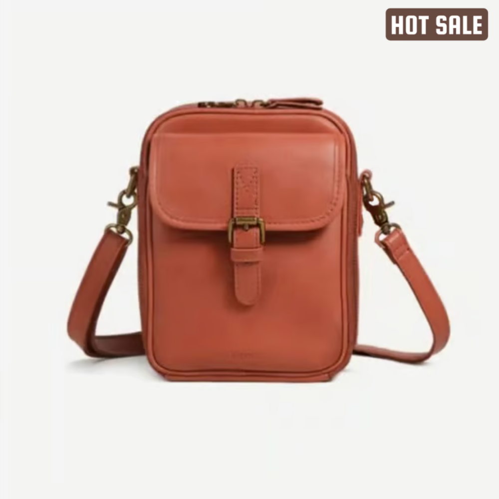 RFID Shoulder Bag – Slim Vegan Leather Compact Travel Purse | Secure Stylish Design