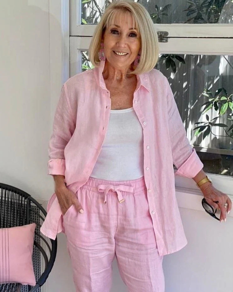 Elegant Two-Piece Outfit – Women's Tailored Set | Modern Sophisticated Style