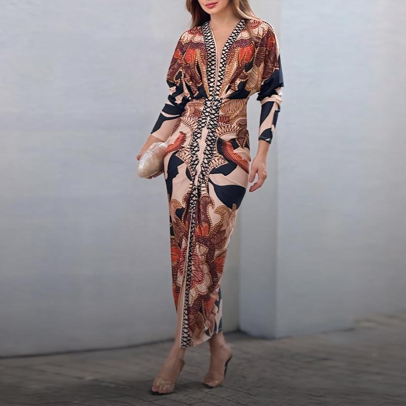 Elegant Midi Dress – Casual Lightweight Summer Dress With Flattering Midi Length