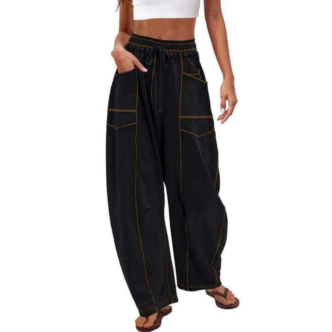 Baggy Lounge Pants – Chic Relaxed Fit Pants With Elastic Waistband | Unisex