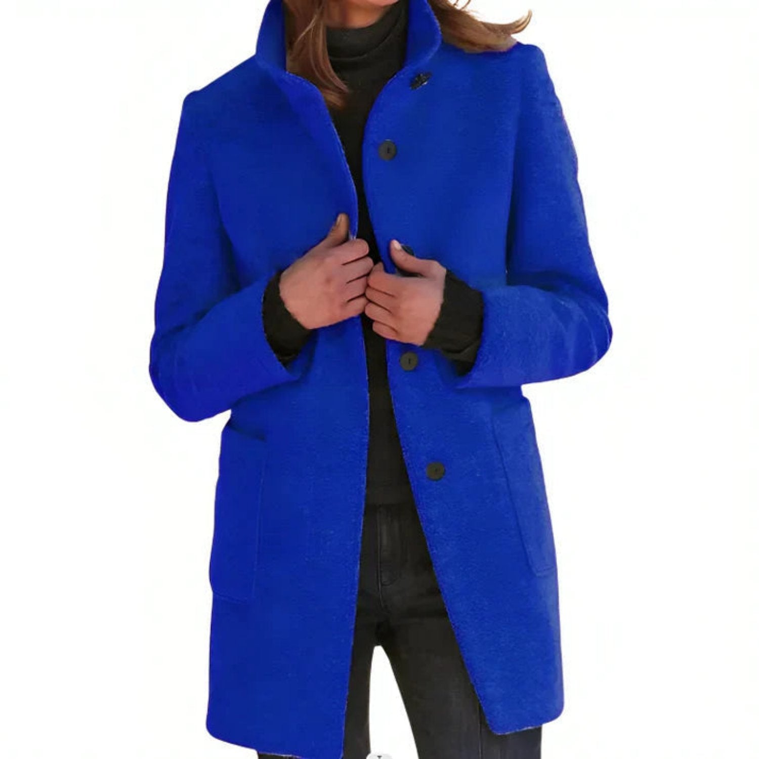 Modern Grace Coat – Tailored Women's Wool Blend Winter Outerwear | Elegant Warm Coat