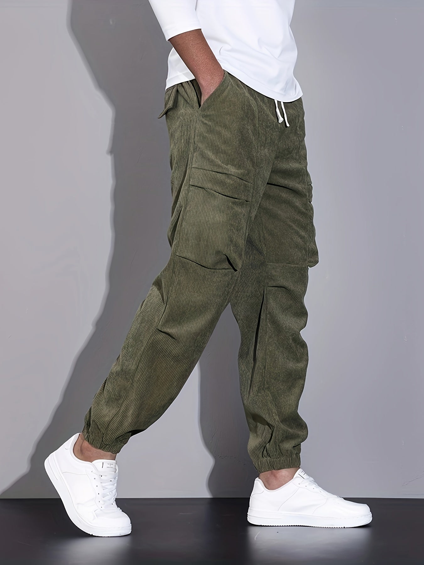 Cargo Pants – Men's Cargo Pants With Multiple Pockets | Adjustable Drawstring