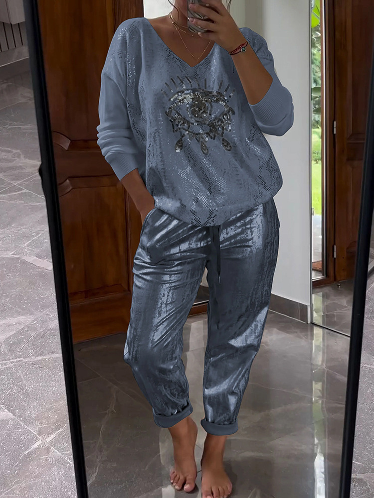 Two Piece Set – Fashionable Women's Outfit Set With Coordinated Top & Bottom