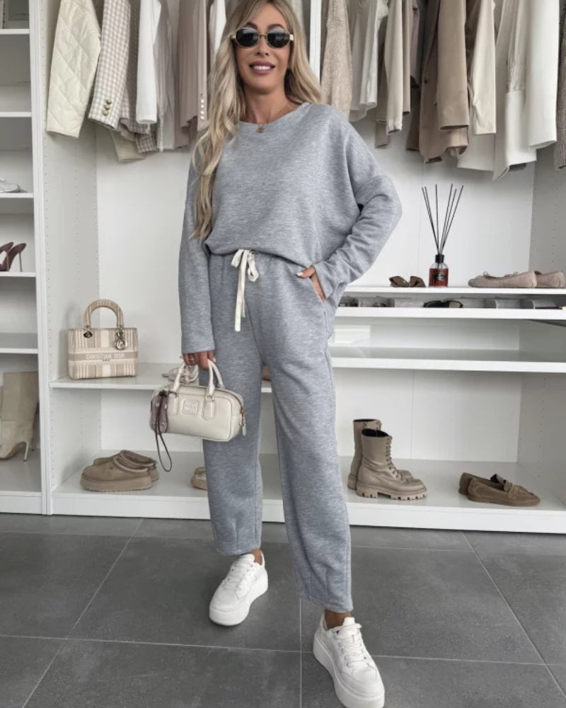 Casual Two-Piece Set – Comfortable Loungewear | Breathable Fabric Outfit