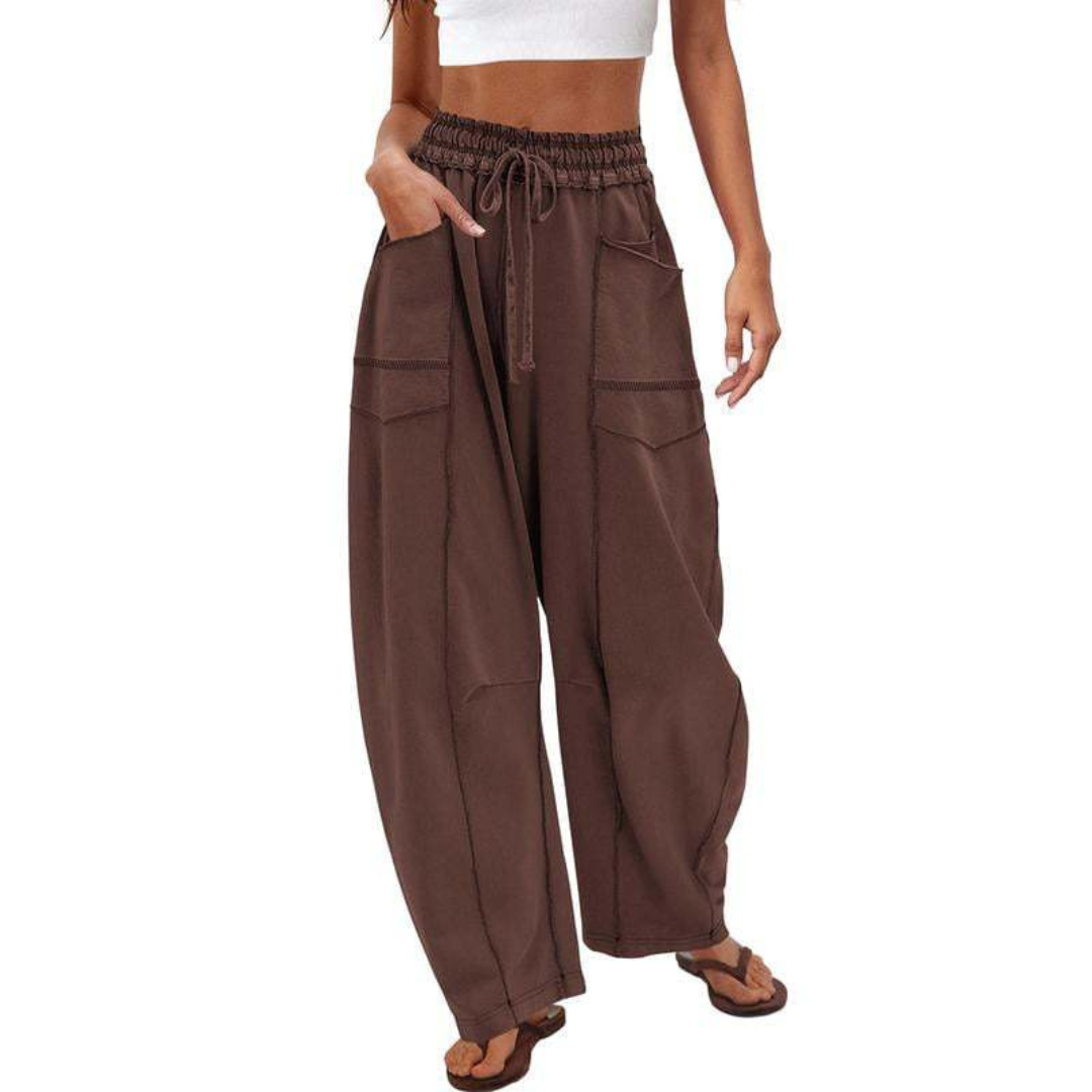 Baggy Lounge Pants – Chic Relaxed Fit Pants With Elastic Waistband | Unisex