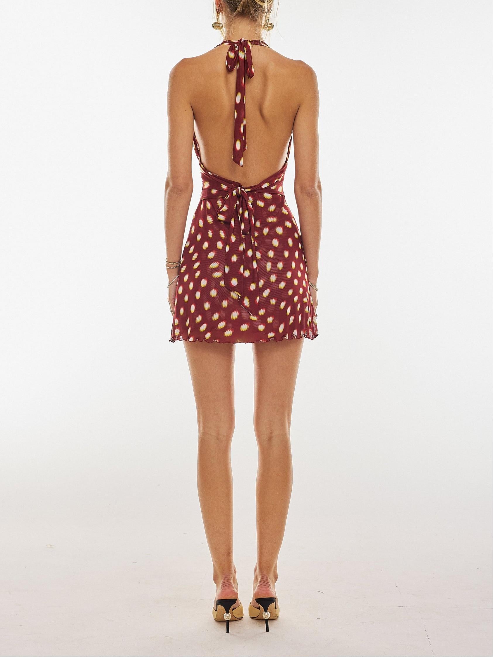 Polka Dot Mini Dress – Classic Retro Polka Dress with Flattering Mini Cut