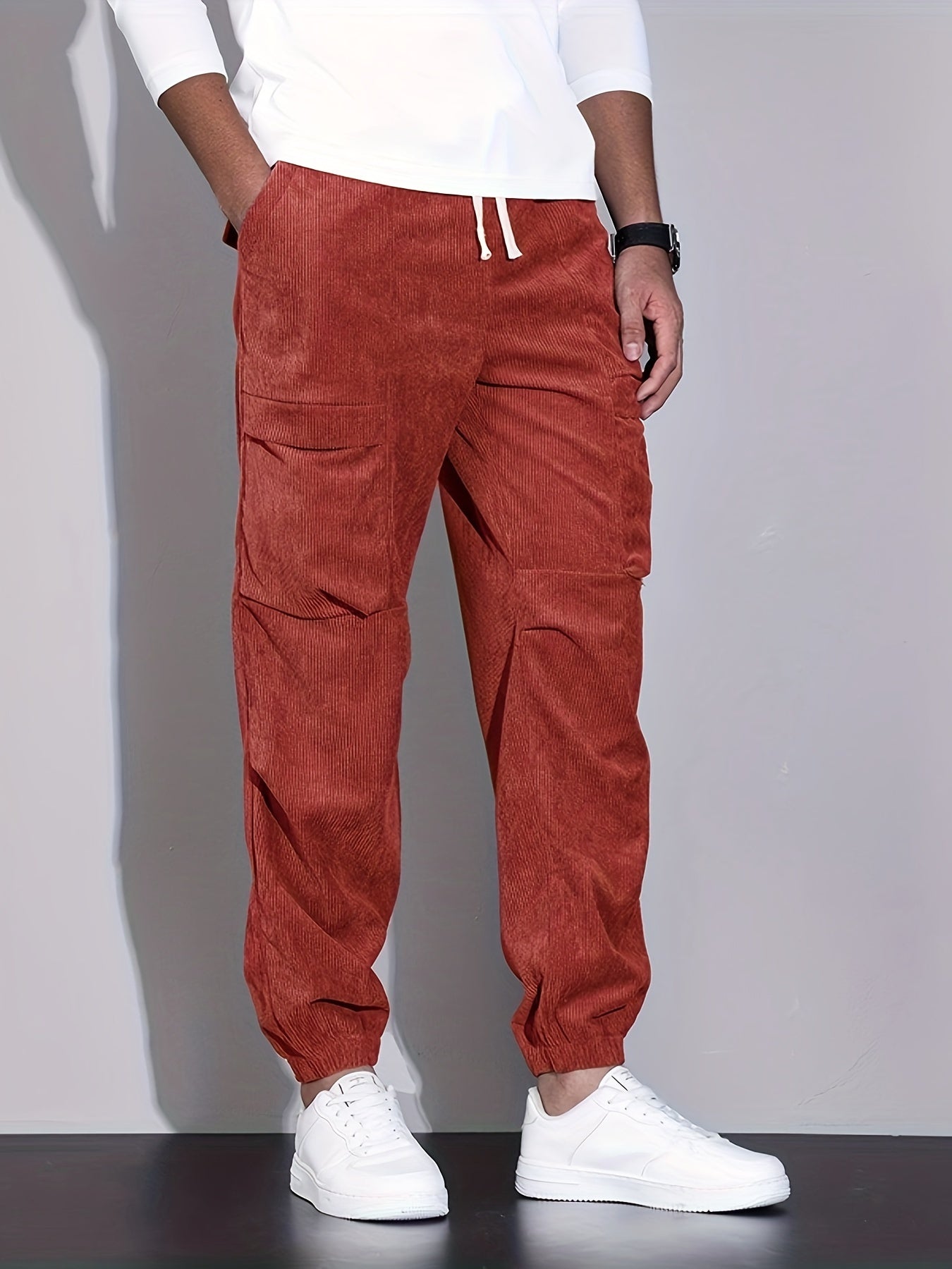 Cargo Pants – Men's Cargo Pants With Multiple Pockets | Adjustable Drawstring