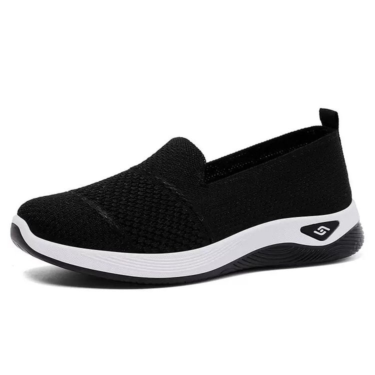 Orthopedic Slip-On Sneakers – Supportive Comfort Lightweight Walking Shoes for Women