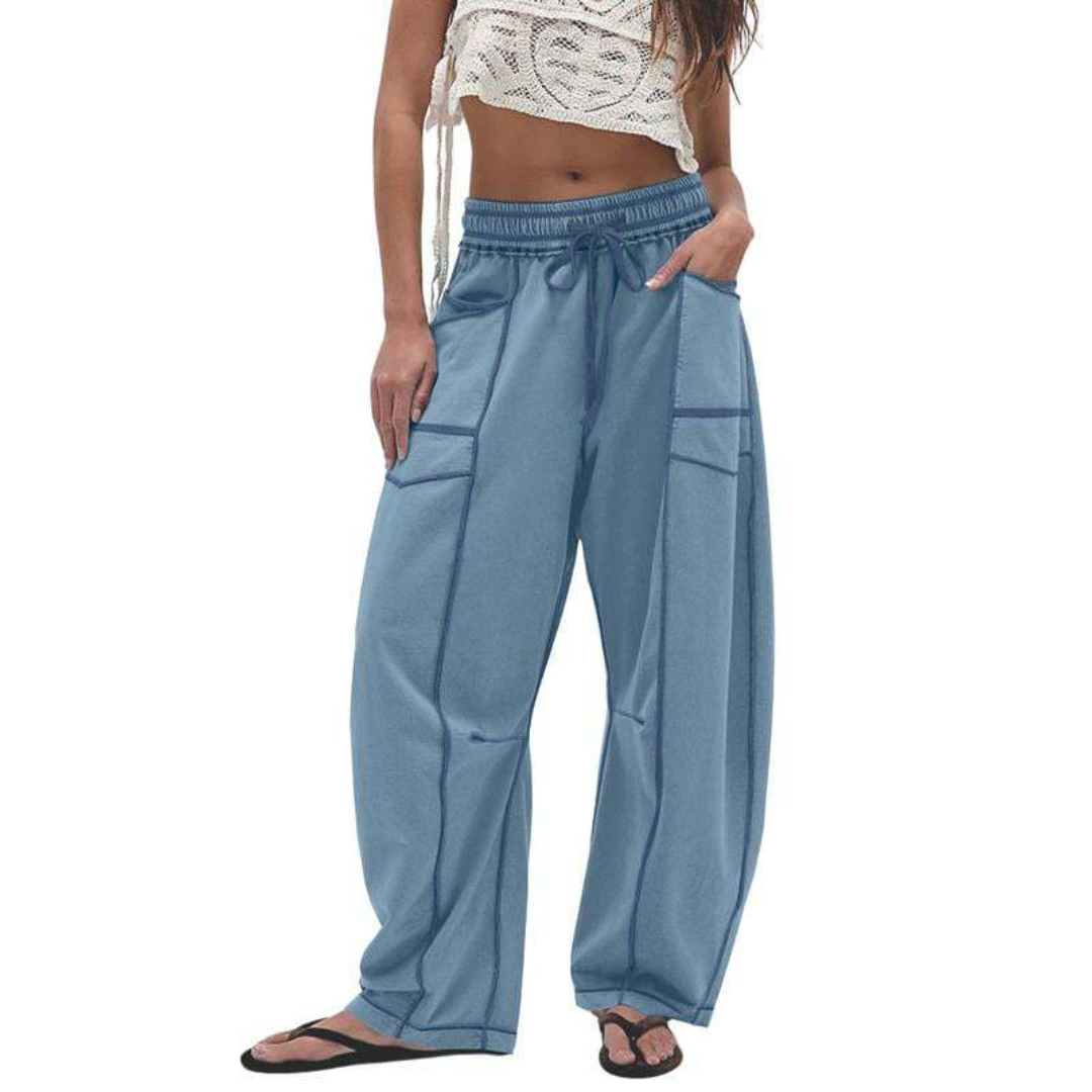 Baggy Lounge Pants – Chic Relaxed Fit Pants With Elastic Waistband | Unisex