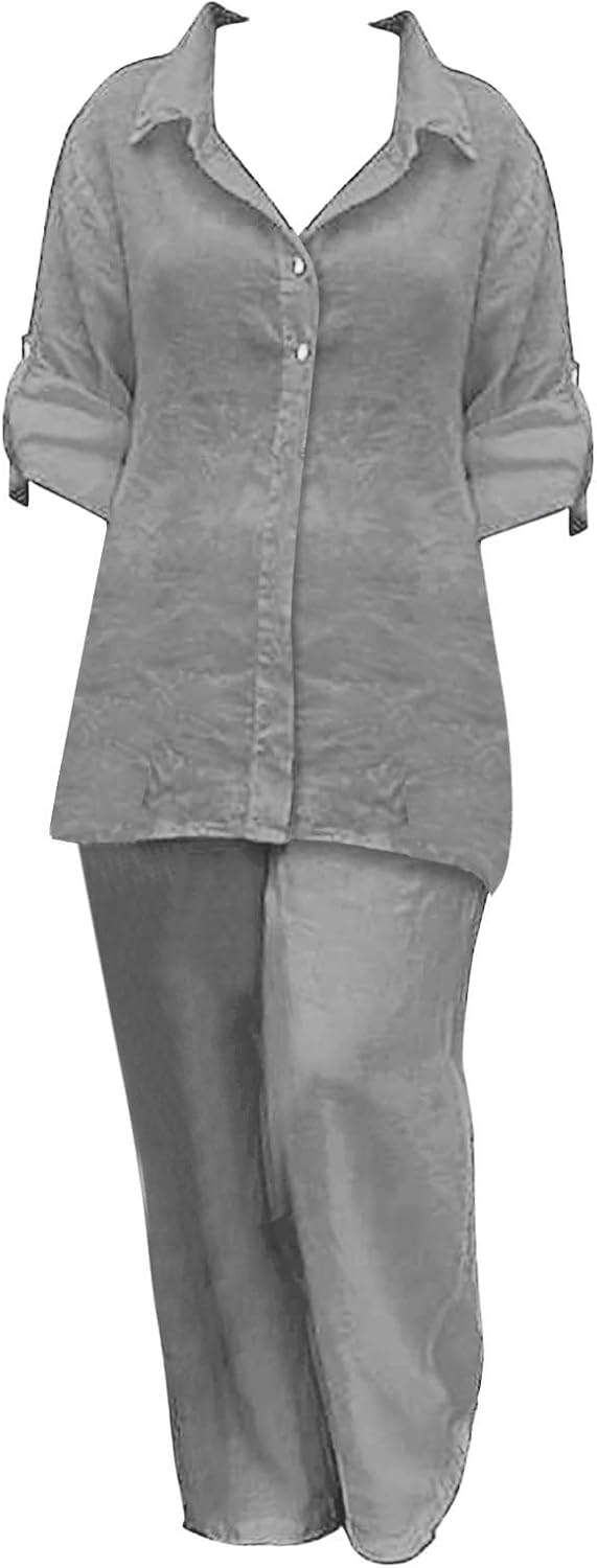 Timeless Leisure Outfit – Relaxed Fit Two-Piece Set | Soft Breathable Fabric