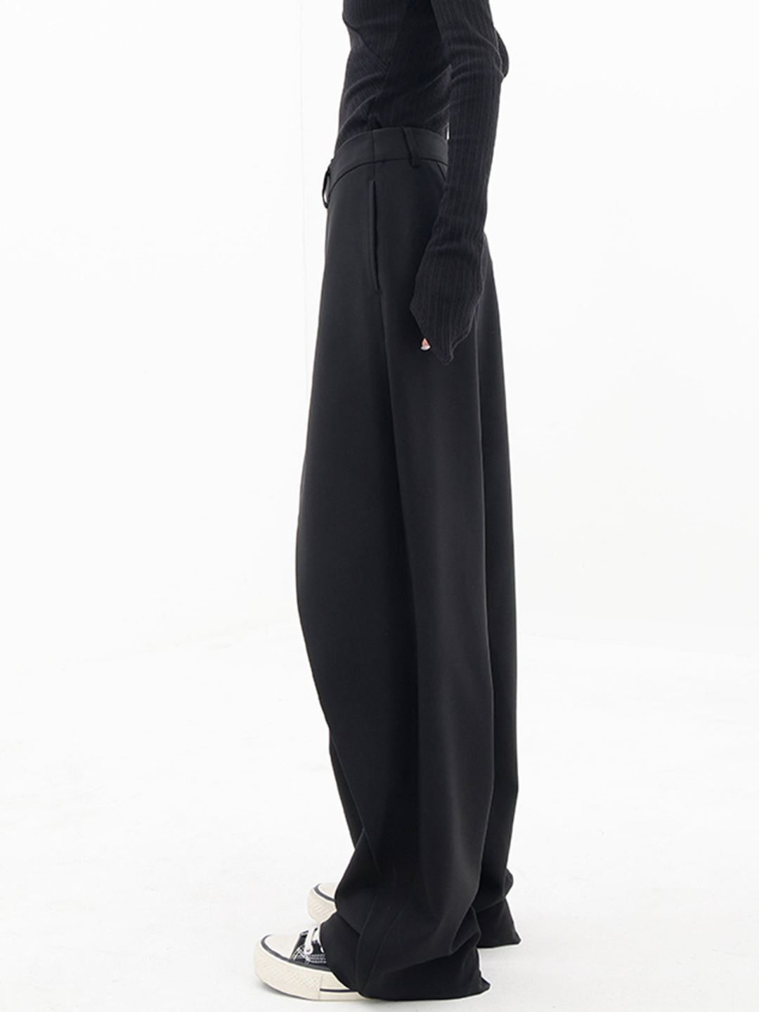Modern Baggy Pants – Asymmetrical Waist, Wide Leg Trousers | Stylish Loose Pants