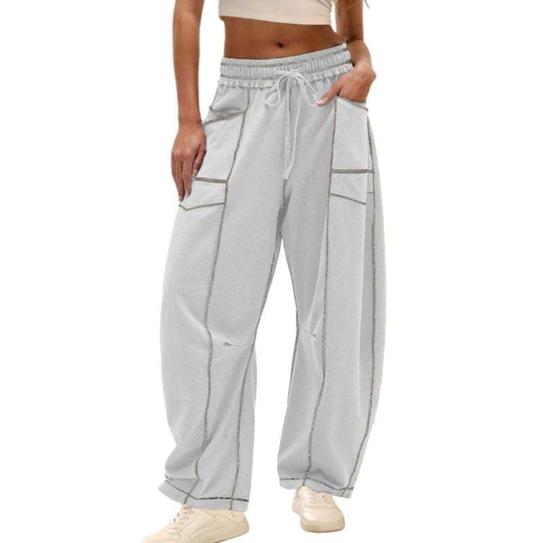 Baggy Lounge Pants – Chic Relaxed Fit Pants With Elastic Waistband | Unisex