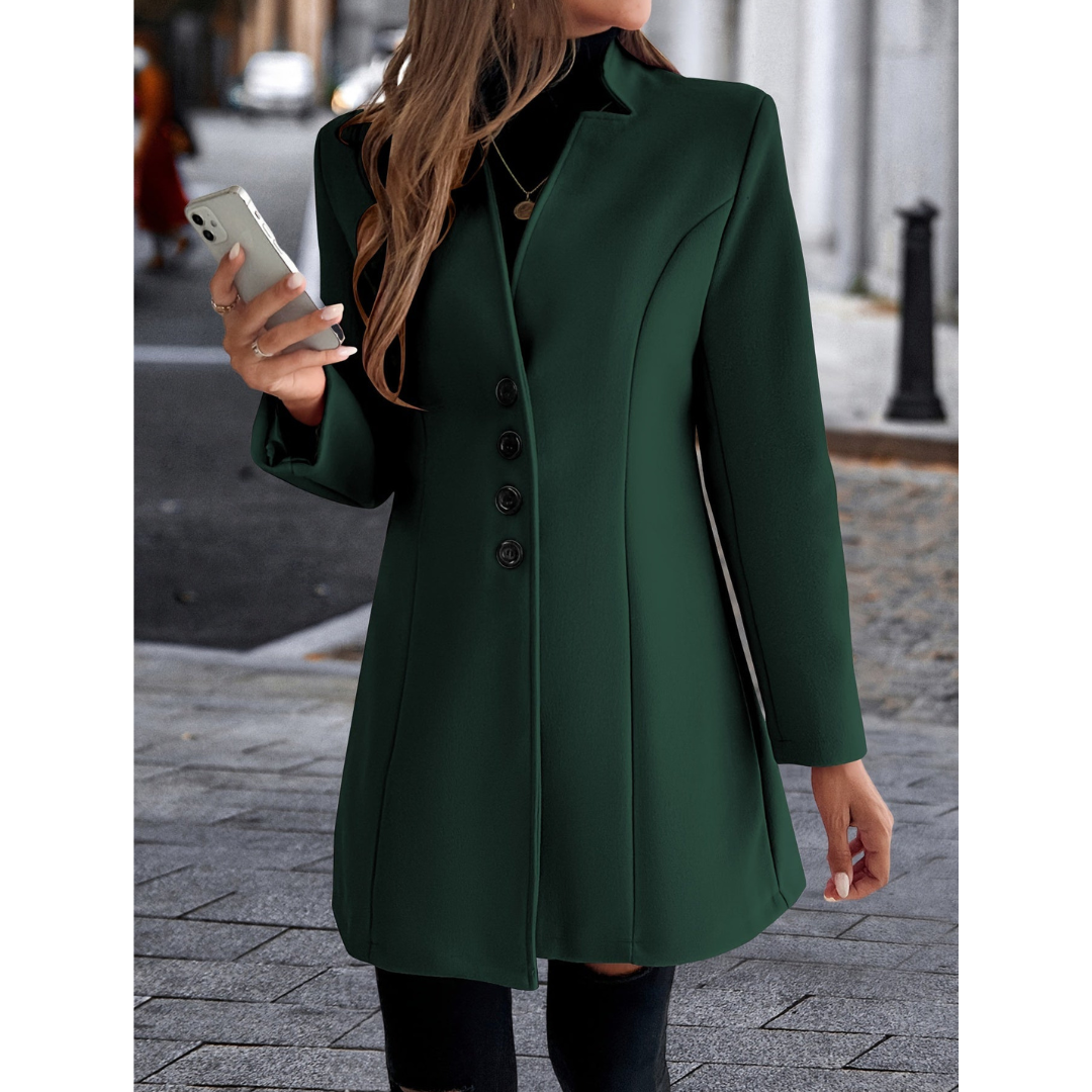 Women's Short Trench Coat – Classic Winter Trench Coat | Warm Cold Weather Jacket