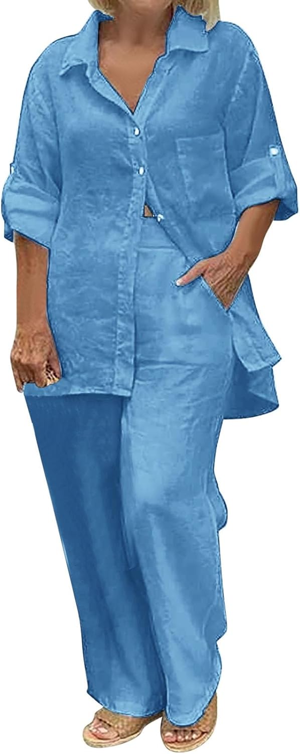 Timeless Leisure Outfit – Relaxed Fit Two-Piece Set | Soft Breathable Fabric