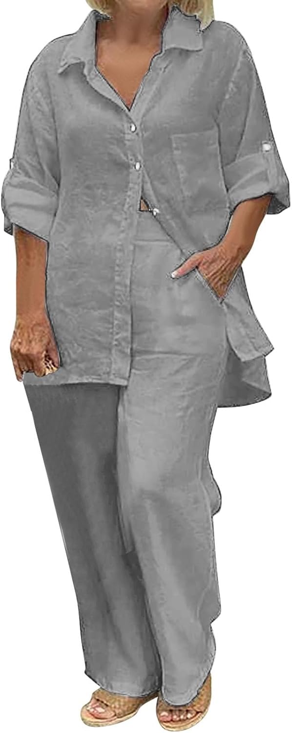 Timeless Leisure Outfit – Relaxed Fit Two-Piece Set | Soft Breathable Fabric