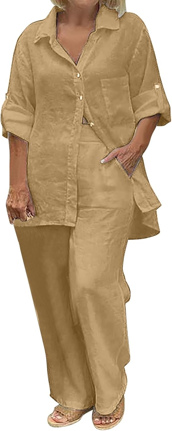 Timeless Leisure Outfit – Relaxed Fit Two-Piece Set | Soft Breathable Fabric