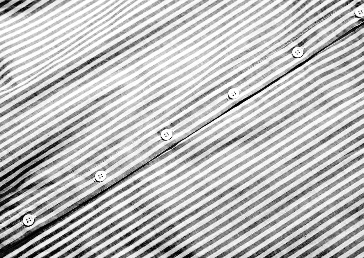 Long Sleeve Shirt Dress – Classic Stripe Pattern | Button Front, Relaxed Fit Dress