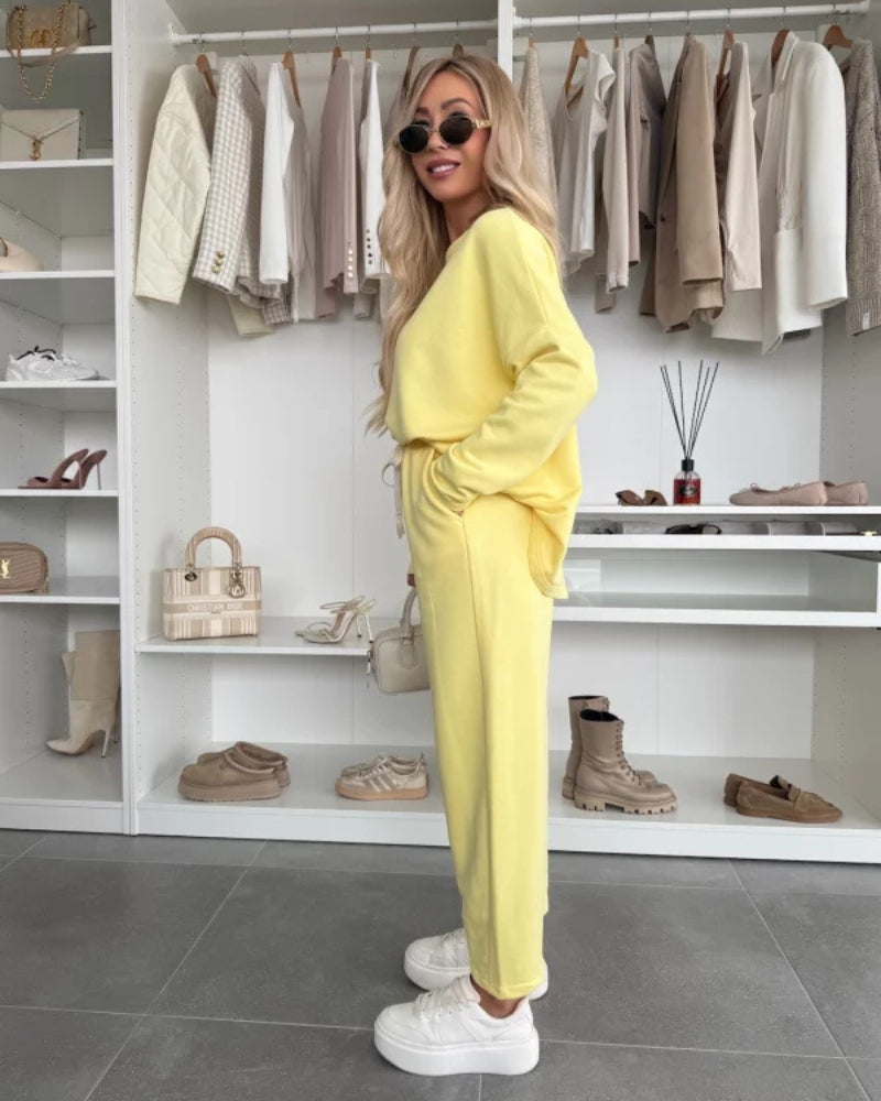 Casual Two-Piece Set – Comfortable Loungewear | Breathable Fabric Outfit