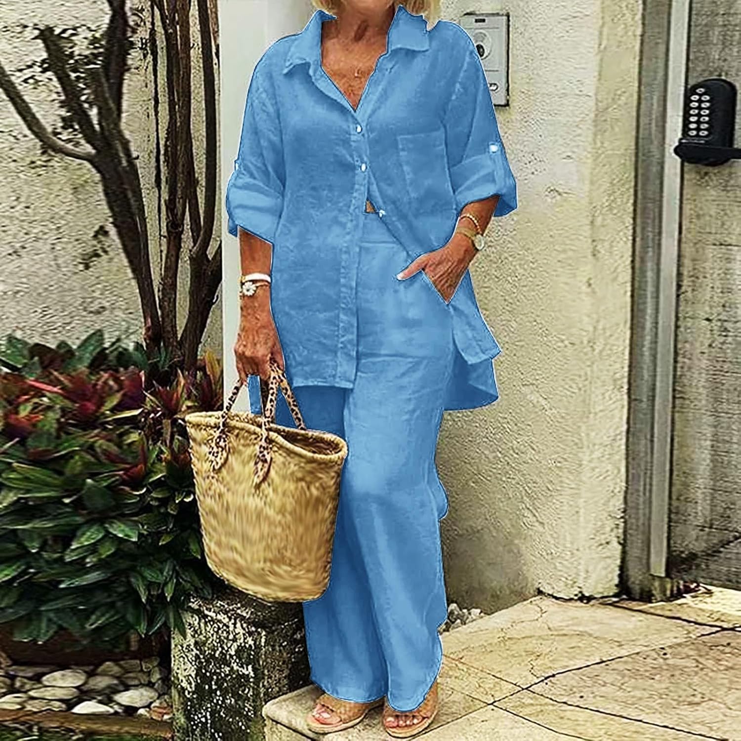 Timeless Leisure Outfit – Relaxed Fit Two-Piece Set | Soft Breathable Fabric