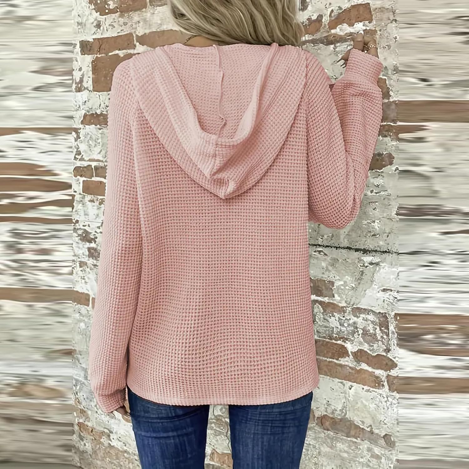 Oversized V-Neck Sweat | Relaxed Fit Sweatshirt For Women - Cozy Fall Clothing