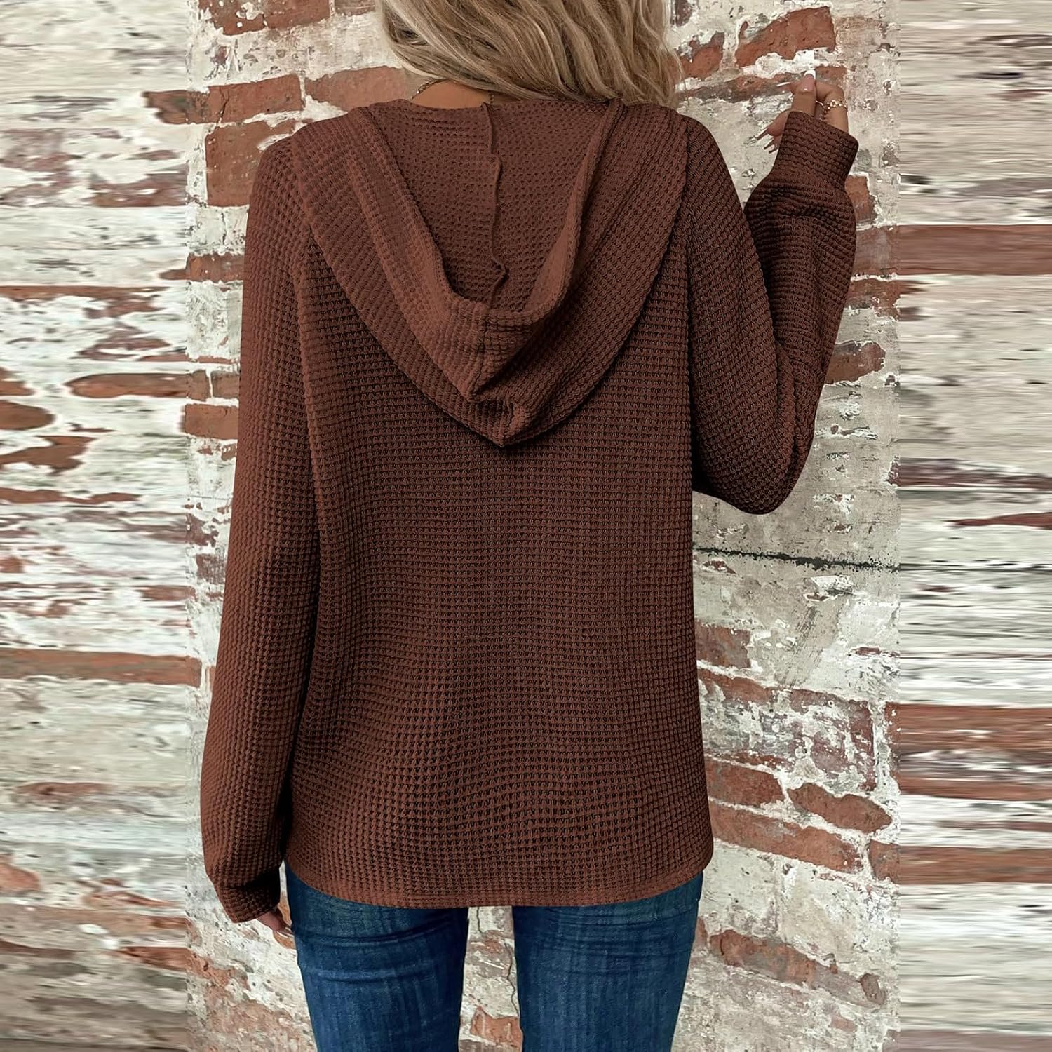 Oversized V-Neck Sweat | Relaxed Fit Sweatshirt For Women - Cozy Fall Clothing