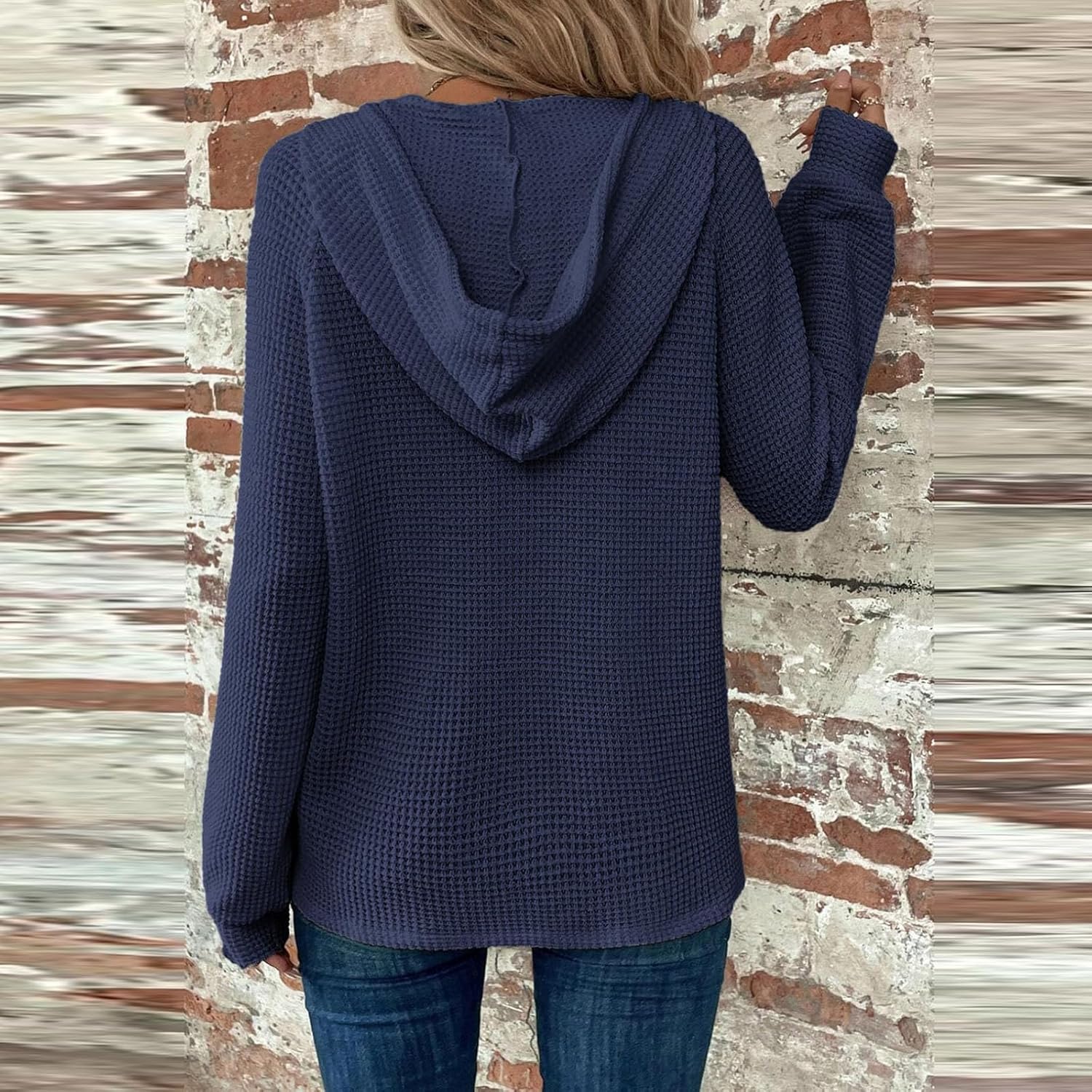 Oversized V-Neck Sweat | Relaxed Fit Sweatshirt For Women - Cozy Fall Clothing