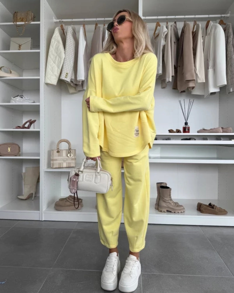 Casual Two-Piece Set – Comfortable Loungewear | Breathable Fabric Outfit