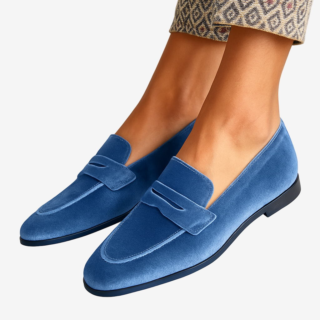 Soft Leather Loafers – Classic Women's Loafers With Cushioned Insole & Slip-Resistant Sole
