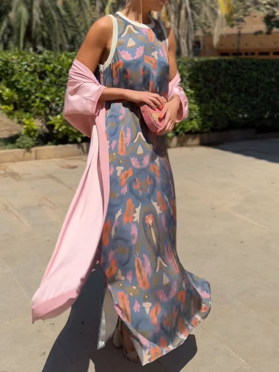 Effortless Elegance Set – Women's Two-Piece Lightweight Fabric Outfit, Stylish & Comfortable