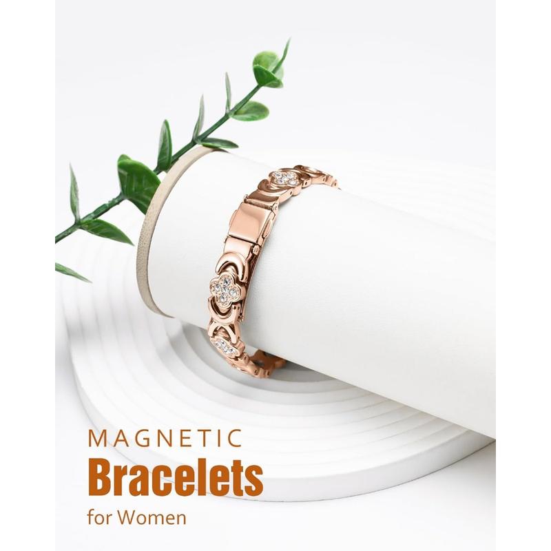 Magnetic Copper Bangle – Elegant Polished Copper Bracelet for Women’s Fashion