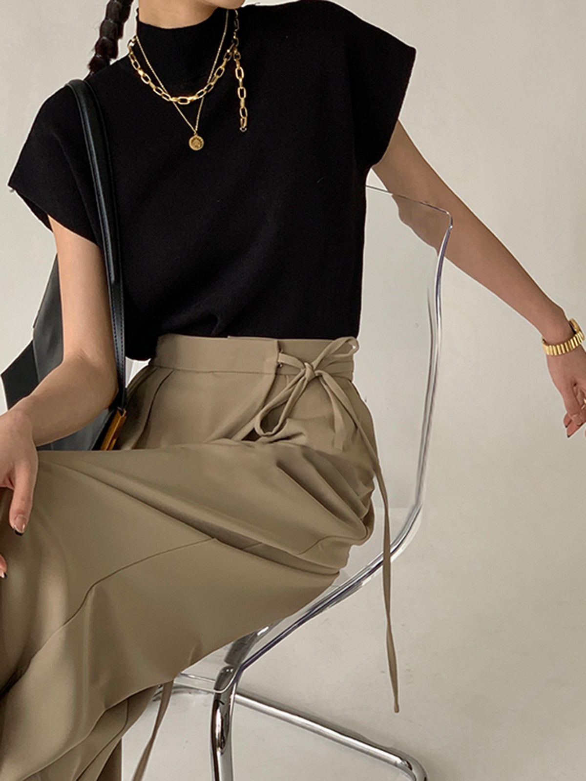 Pullover Sweater Vest – Lightweight Knit Vest for Women | Regular Fit, Solid Design