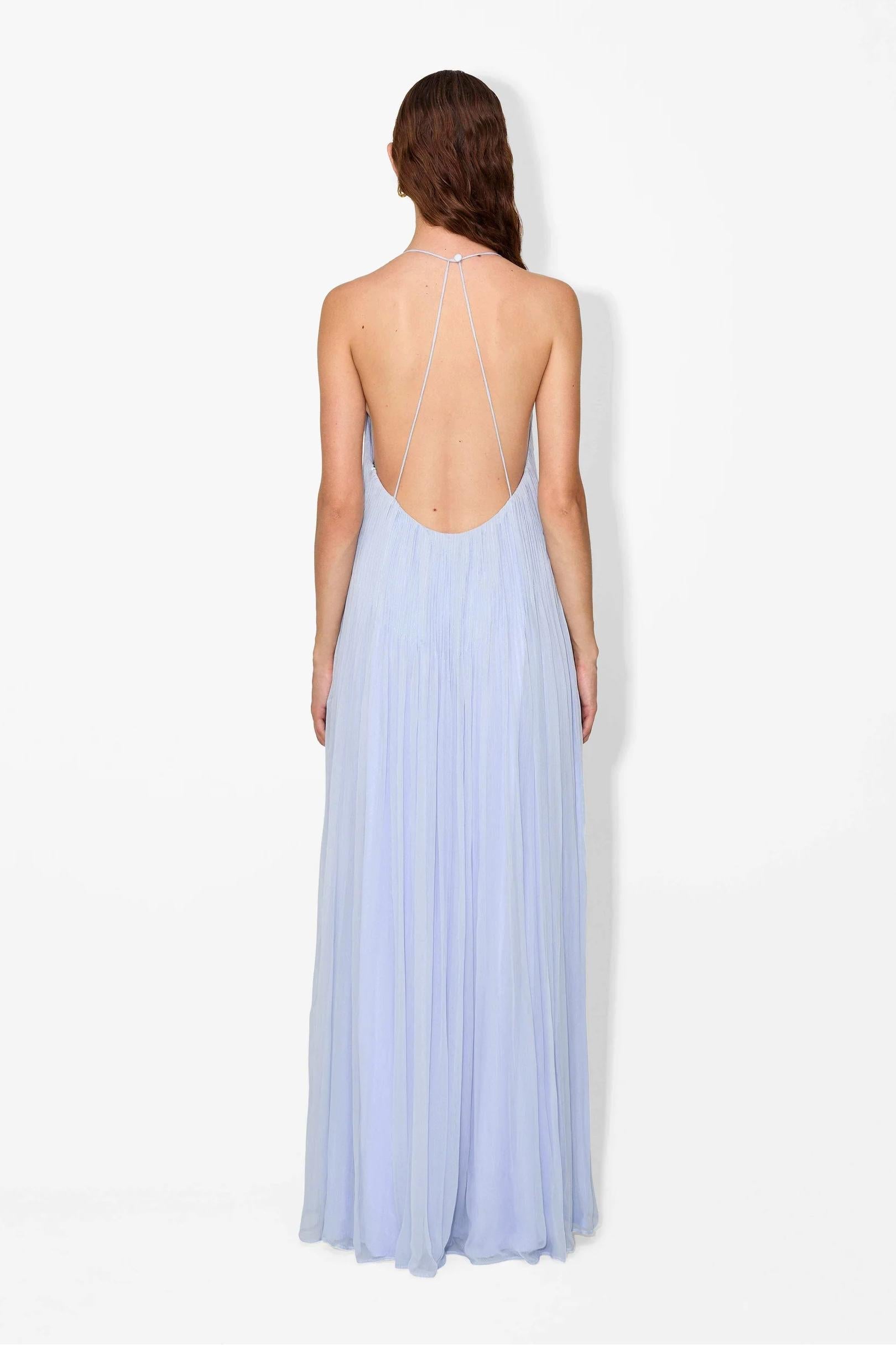 Elegant Maxi Dress – Flowing Silhouette | Wedding Guest Dress | Lightweight Fabric Gown