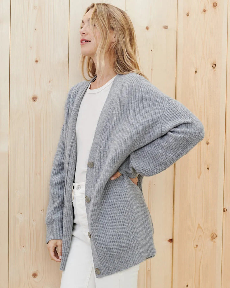 Cocoon Cardigan – Relaxed Draped Style | Soft Knit Layering Sweater