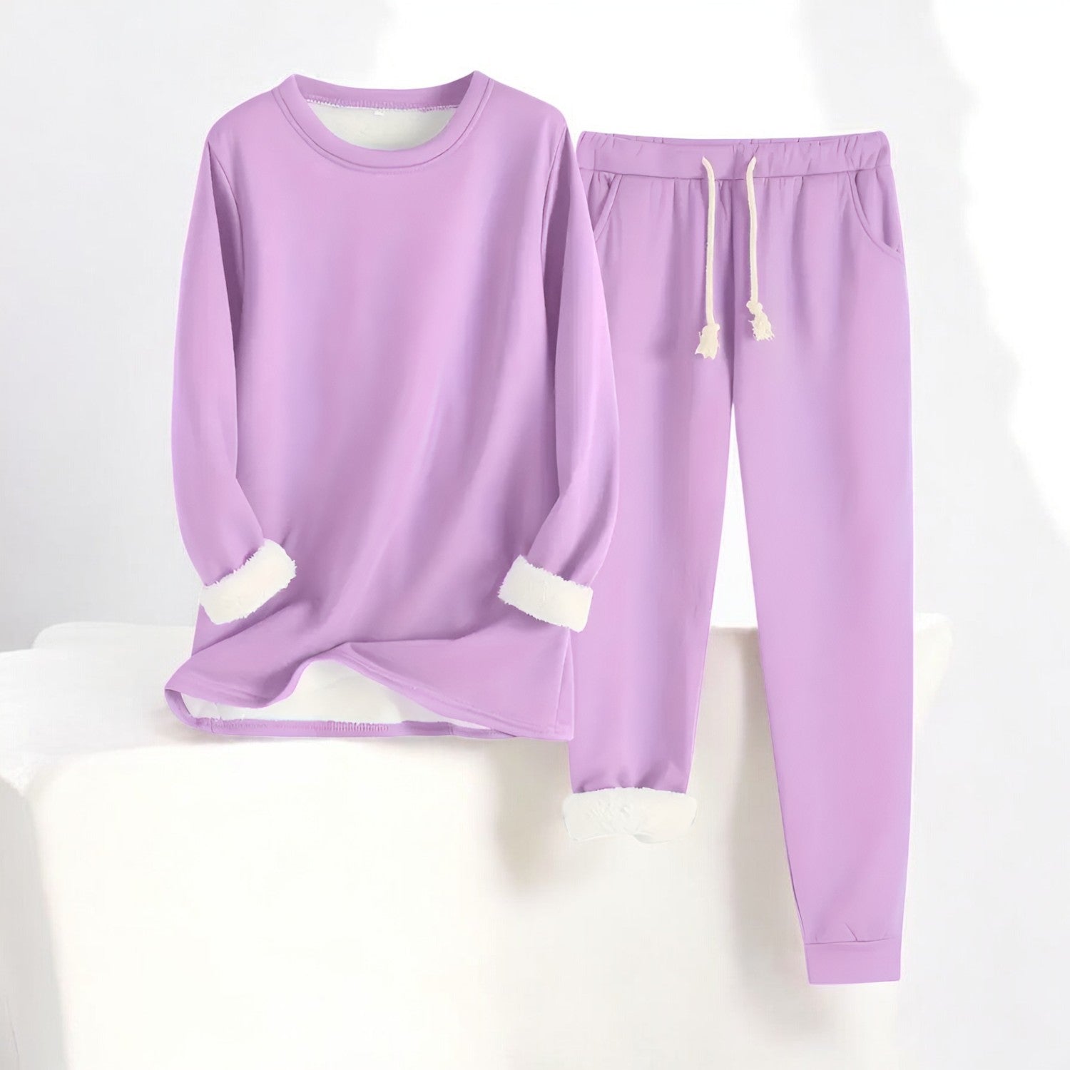 Warm Comfort Co-Ord – Cozy Fleece Loungewear Set | Soft Breathable Fabric