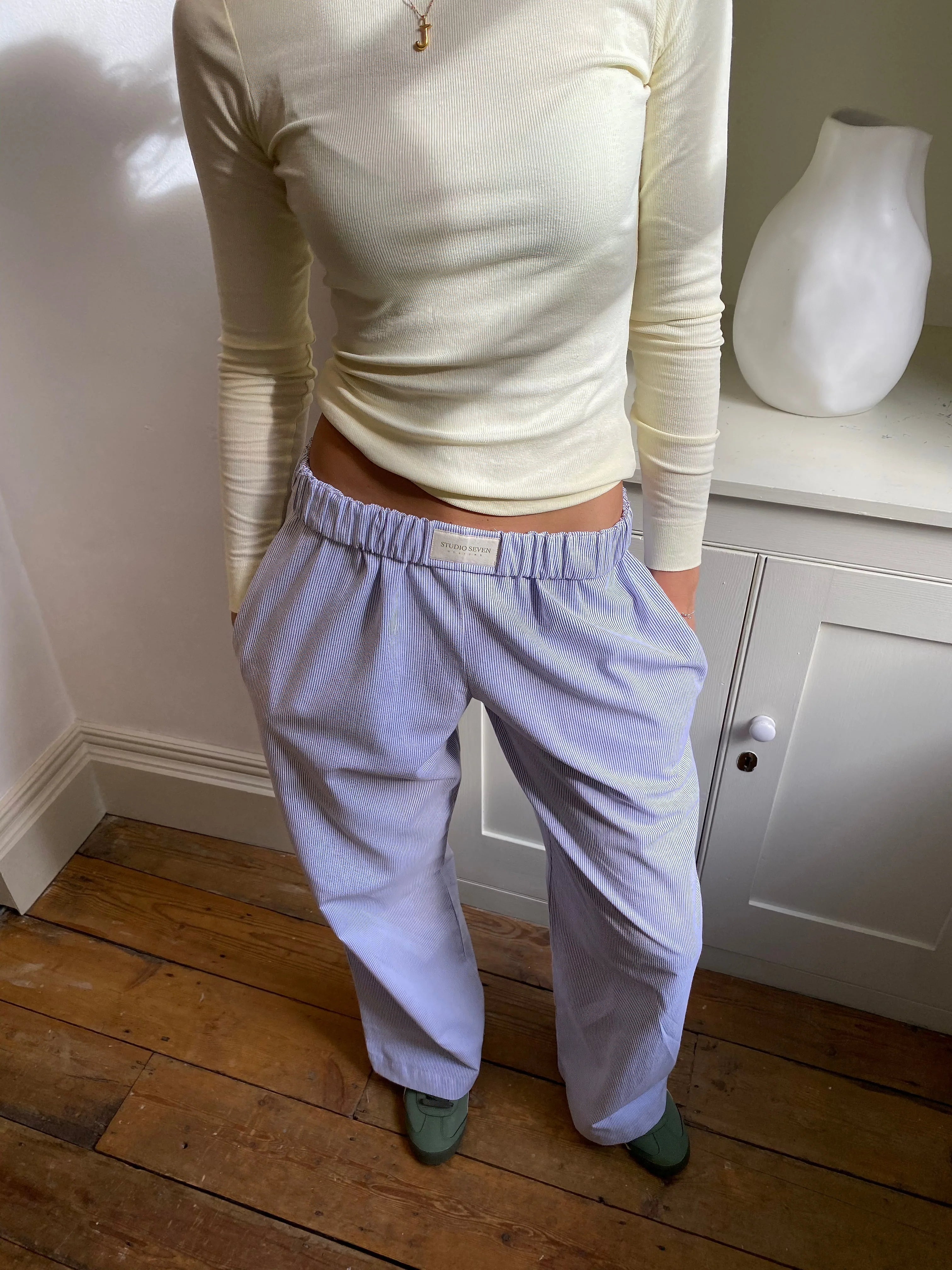 Easygoing Lounge Trousers – Emma Relaxed Fit Pants With Adjustable Waistband