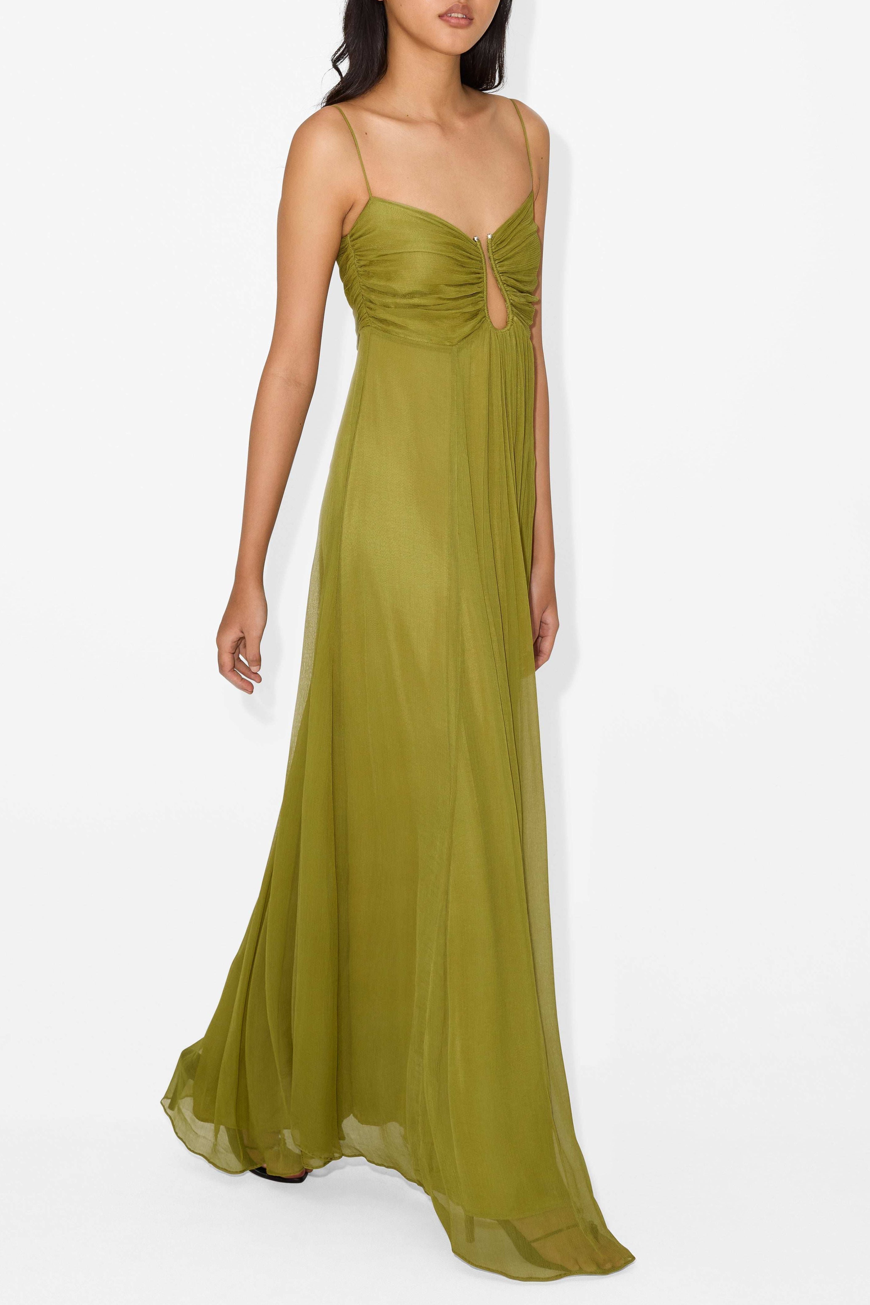 High Neck Maxi Dress – Classic Elegant Evening Gown With Lightweight Breathable Fabric