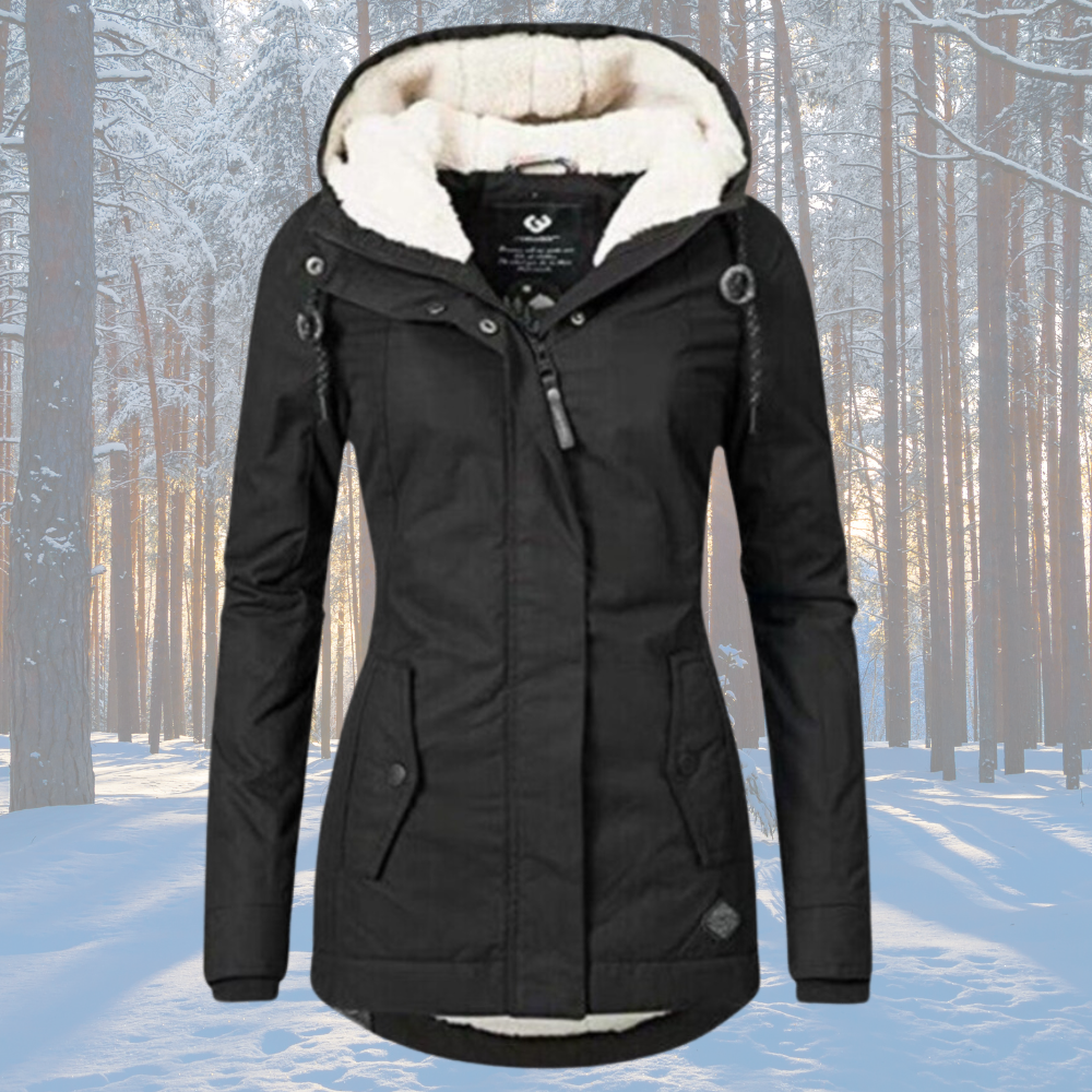 Fleece Lined Jacket – Women's Cozy Warm Winter Coat With Soft Fleece Lining