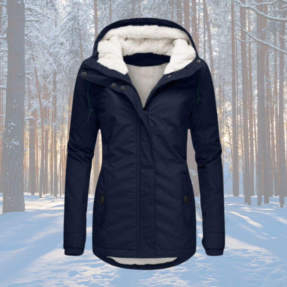 Fleece Lined Jacket – Women's Cozy Warm Winter Coat With Soft Fleece Lining