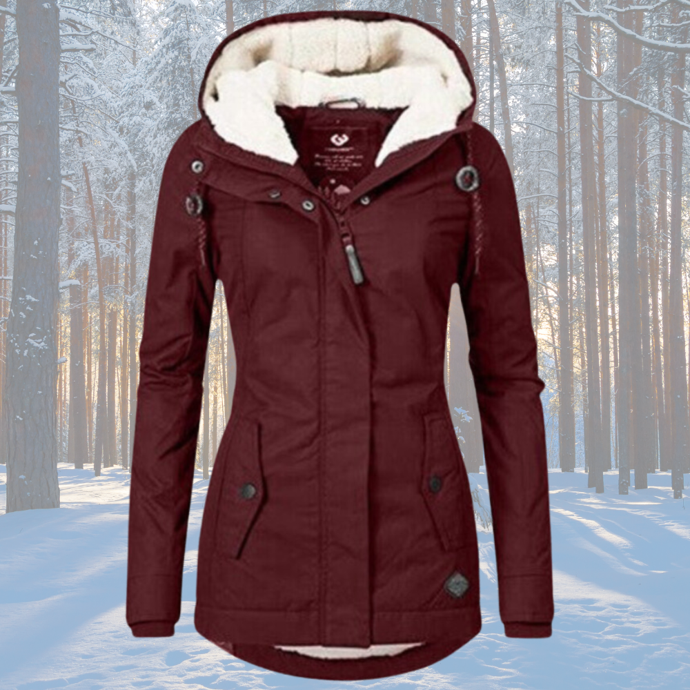 Fleece Lined Jacket – Women's Cozy Warm Winter Coat With Soft Fleece Lining
