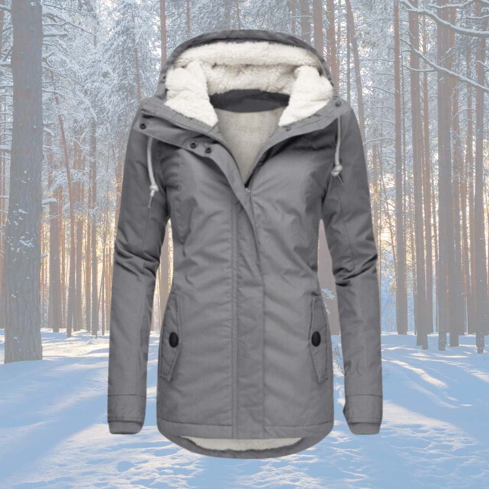 Fleece Lined Jacket – Women's Cozy Warm Winter Coat With Soft Fleece Lining