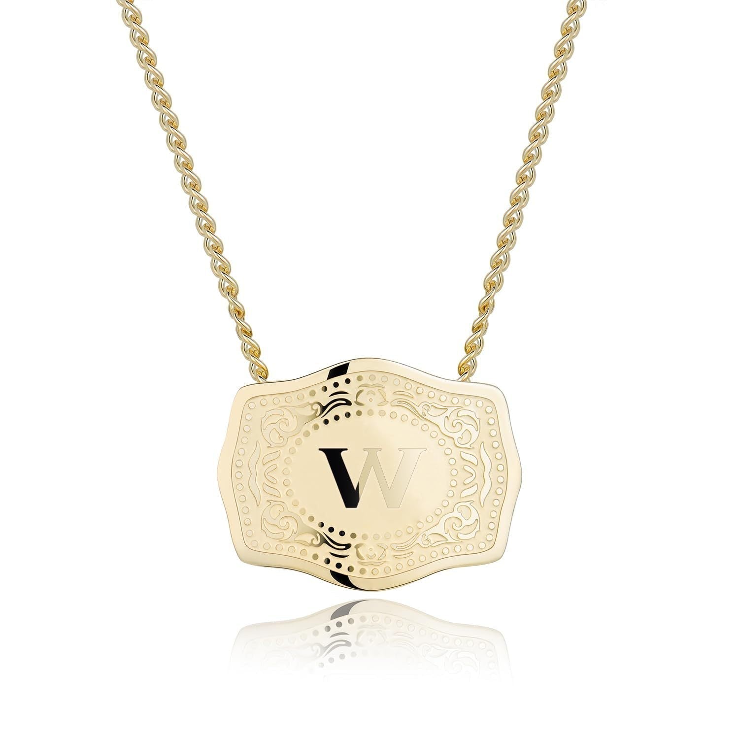 Initial Letter Necklace – Sleek Pendant Necklace with Stylish Initial Charm
