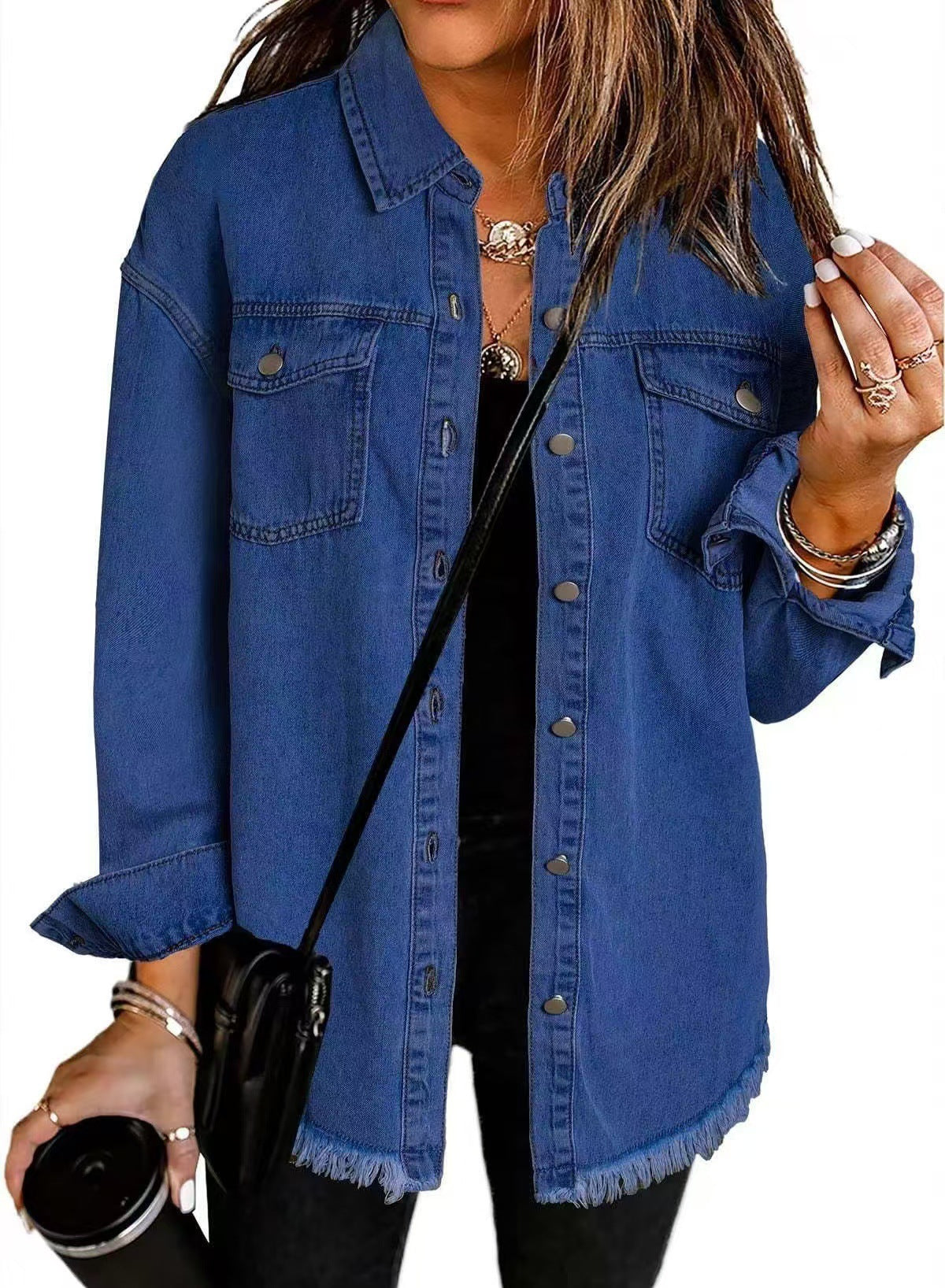 Classic Denim Jacket – Structured Button-Up Women’s Denim Outerwear Style