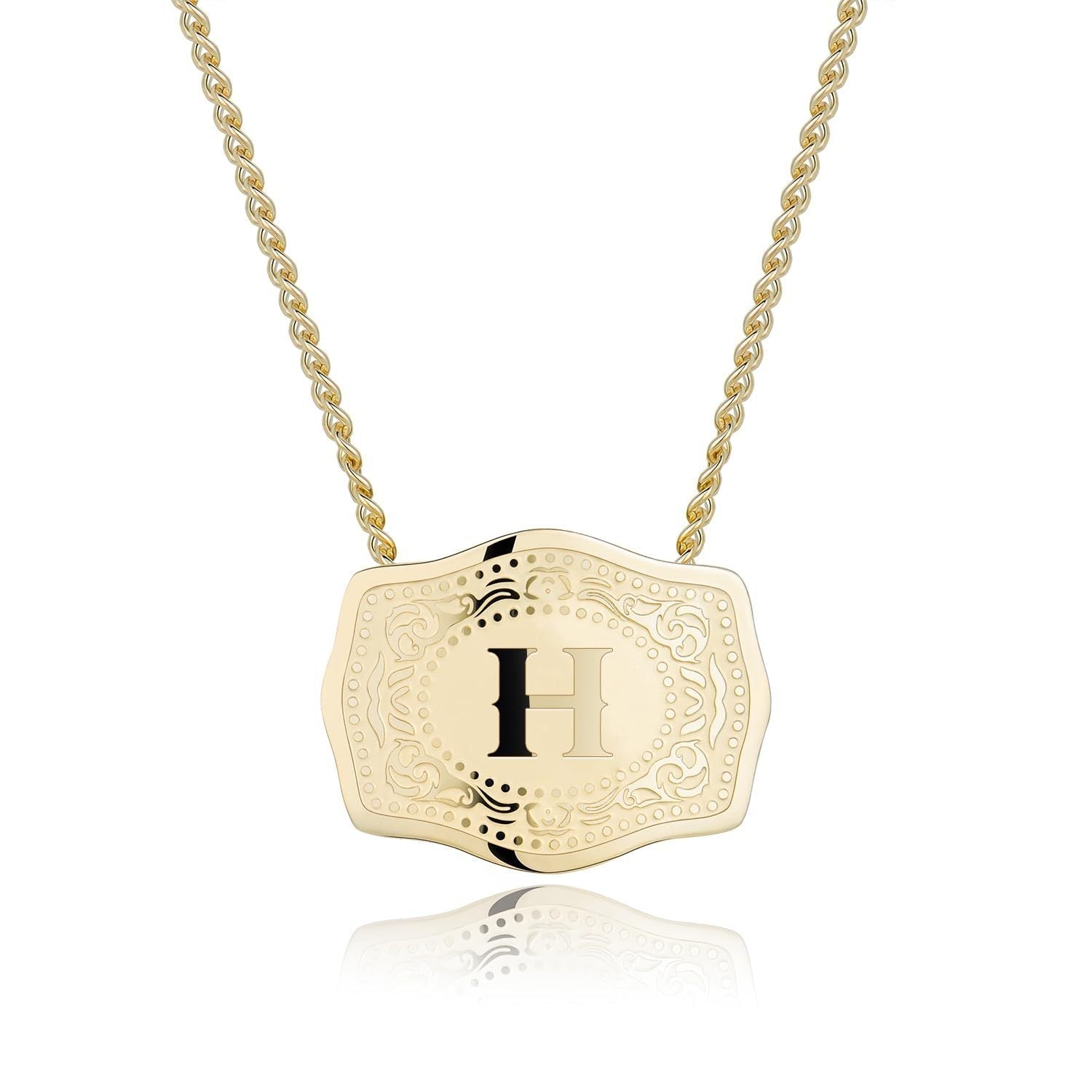 Initial Letter Necklace – Sleek Pendant Necklace with Stylish Initial Charm